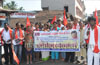Mangalore: Tulunada Rakshana Vedike stages  protest  against MCC apathy to  civic woes of Jeppu